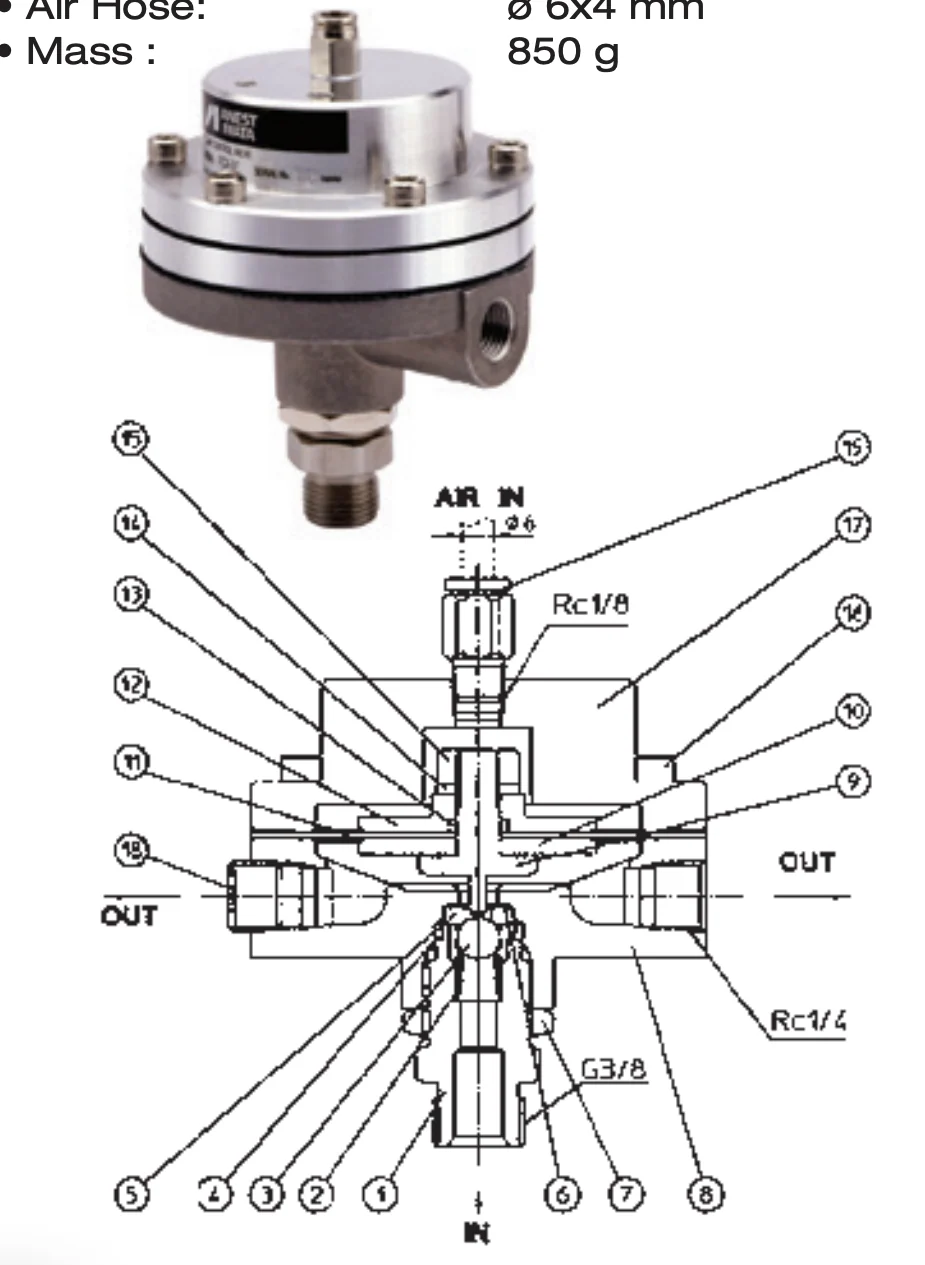 IWATA 94705451 Main Body - Ysert