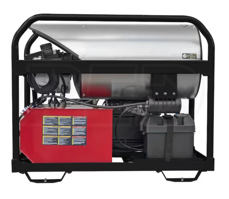 Simpson Super Brute SB65123 3500 PSI (Gas - Hot Water) Skid Belt-Drive Pressure Washer w/ General Pump & Electric Start Honda GX690 Engine - Ysert