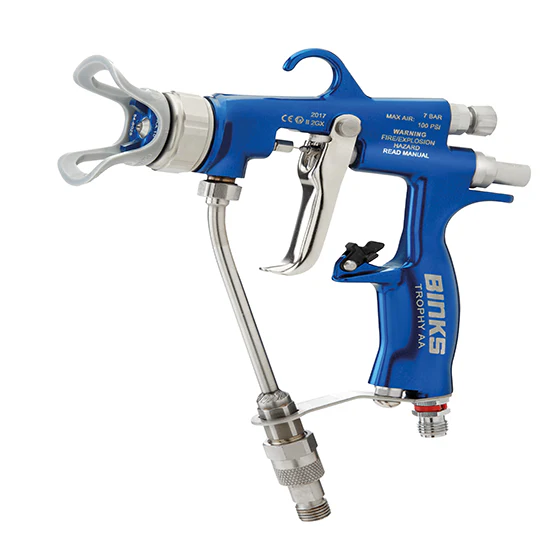 Binks Trophy AA1600 HVLP Air Assisted Airless Manual Spray Gun - HVLP TWIST TIP - Ysert