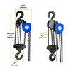 Tralift Manual Chain Hoist, 20,000 lb. (10 Ton) Load Capacity - Ysert