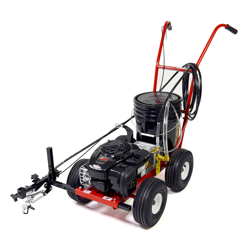 Newstripe 4250 Airless Striping Machine - 3000 PSi @ 0.34 GPM 5 gallons w/ Adjustable Pump - Push Type - Ysert