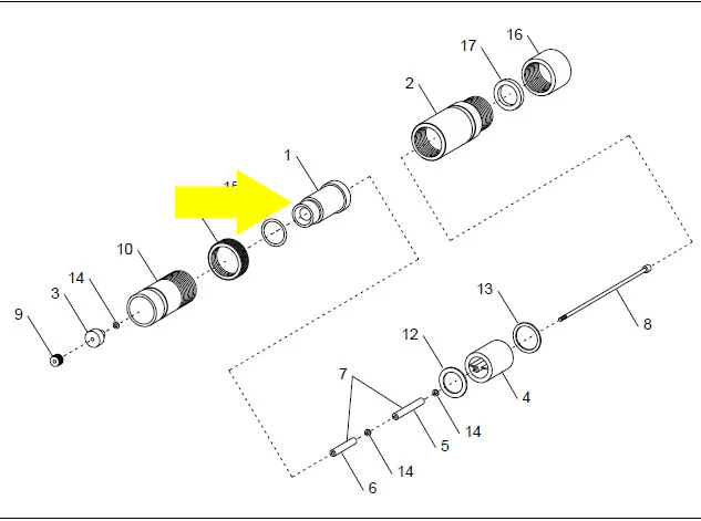 Clemco 01406 Blast Nozzle - Ysert