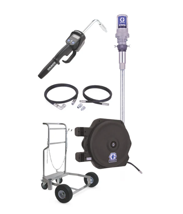 Graco 24H752 Ld Series 3:1 275 Gallon (1040 Liter) Tote Mobile Oil Pump Package - Preset Meter - Ysert