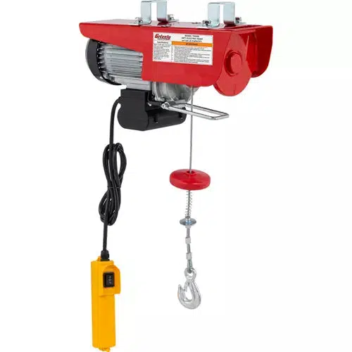 Grizzly T32426 - 39ft Electric Hoist w/ 1100lb Capacity - Ysert