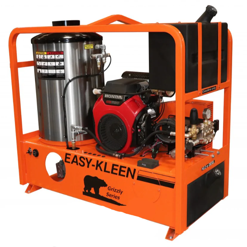 Easy-Kleen 6000 PSI @ 4.0 GPM Belt Drive 25HP Kohler Engine General Pump Industrial Hot Water Gas Pressure Washer - Oil Fired - Ysert