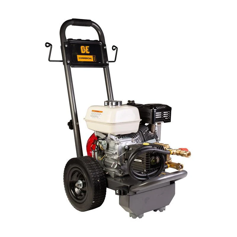 BE B2565HGS 2500 PSI @ 3.0 GPM 196cc Honda Engine Triplex General Pump Commercial Gas Pressure Washer - Ysert