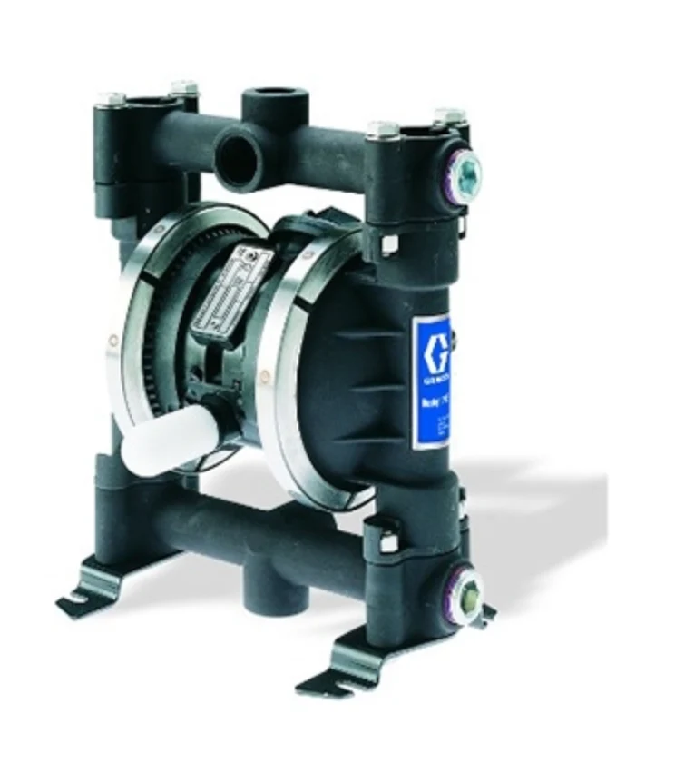 Graco D53966 Husky 716 AL AODD Metal Pump with NPT Standard Air Valve, PP Seat, SP Ball, & SP Diaphragm - Ysert