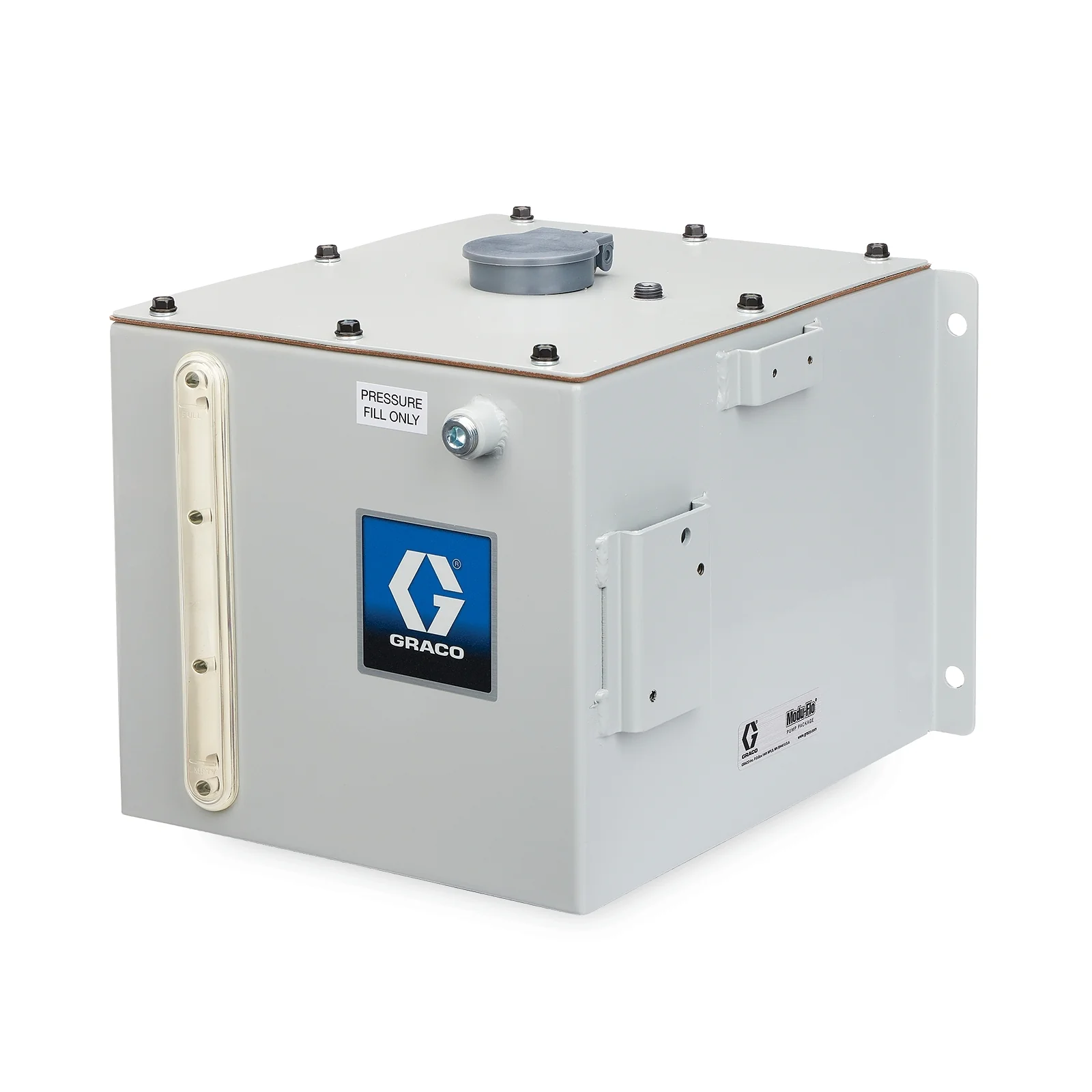Graco 24 pt. (11.36 liter) Rectangular Oil Reservoir - Metal - Ysert