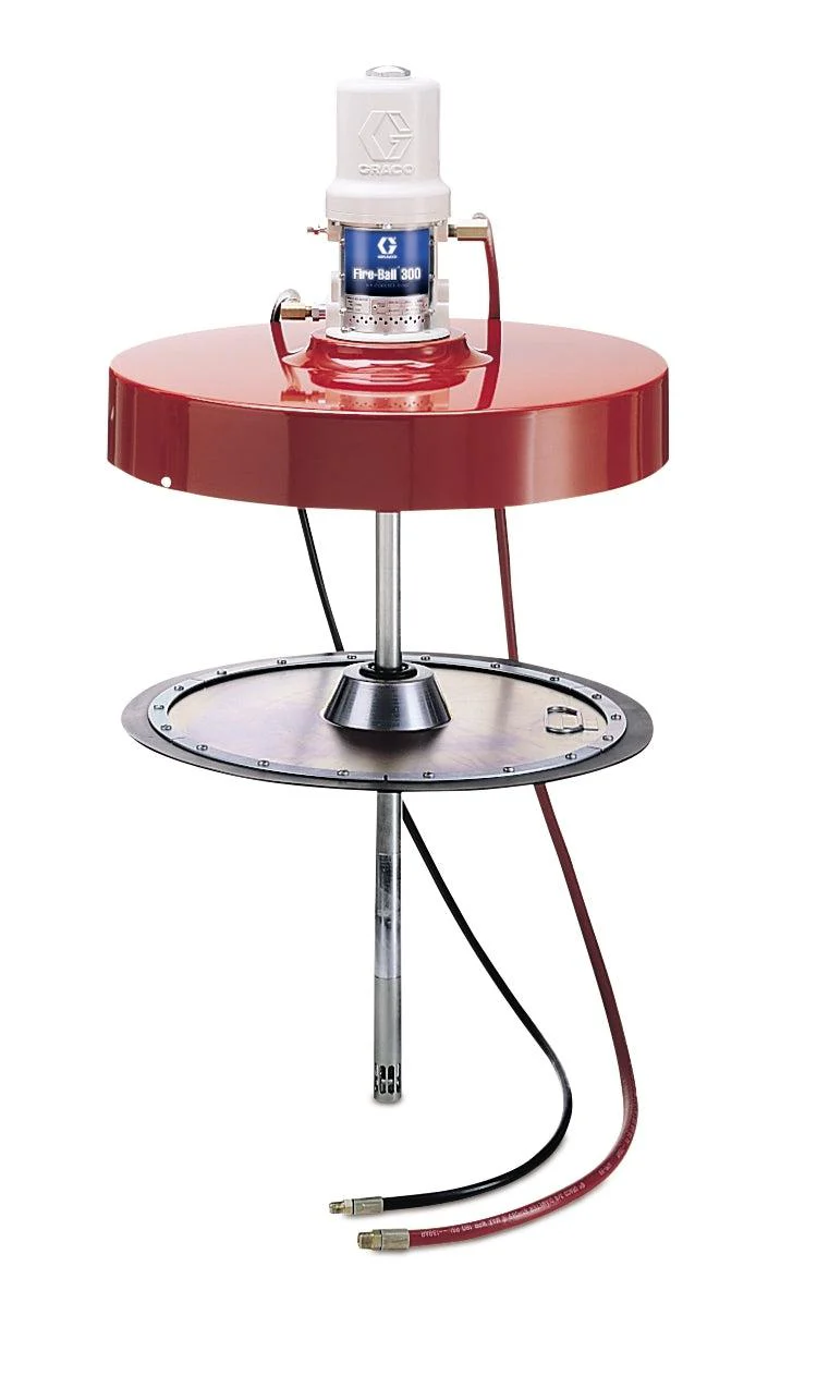 Fire-Ball® 300 Series 50:1 400 lb. (181 kg) Grease Pump - Stationary Supply CE Package - Ysert