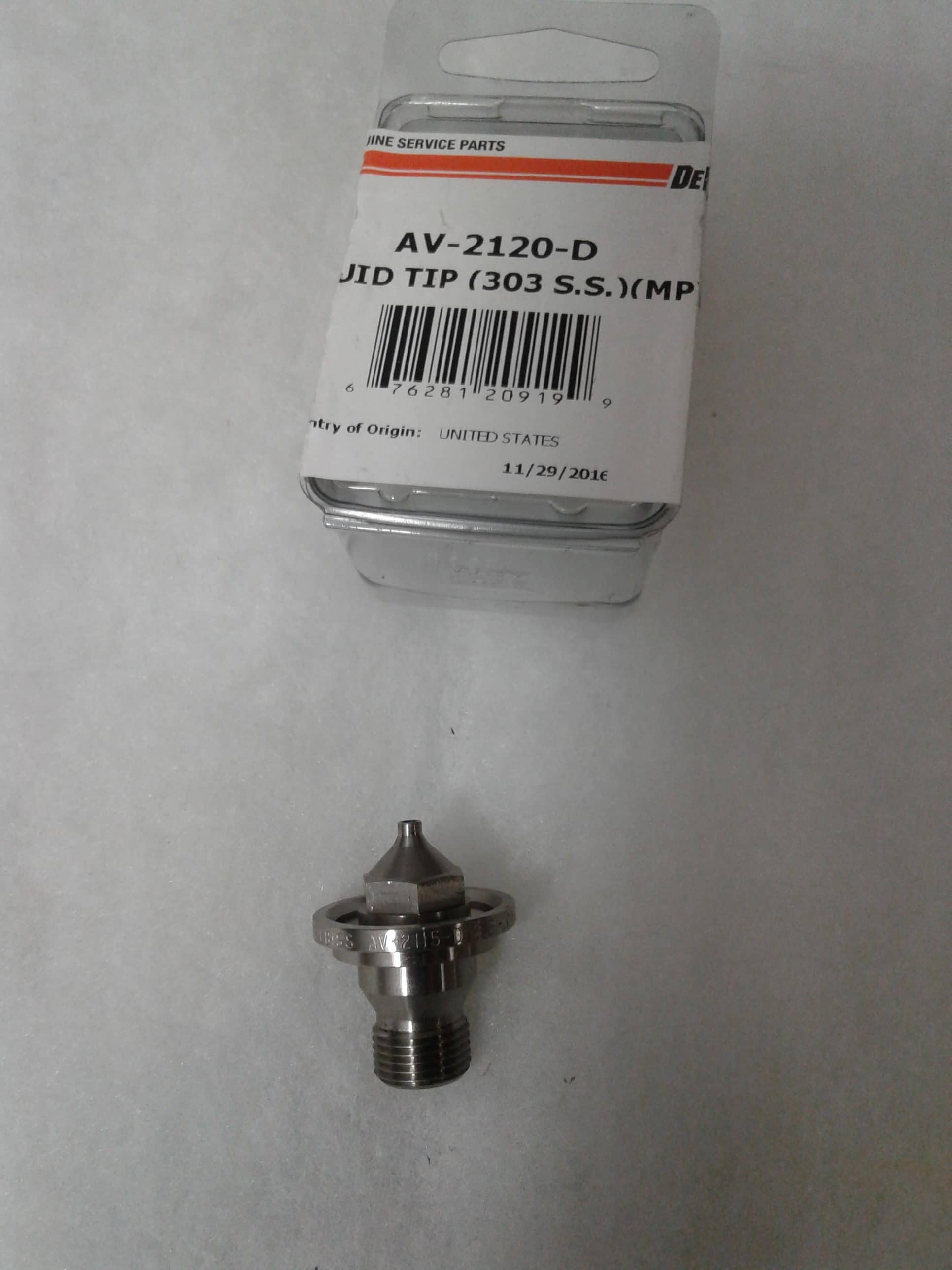 Devilbiss AV-2120-D Fluid Tip - Ysert