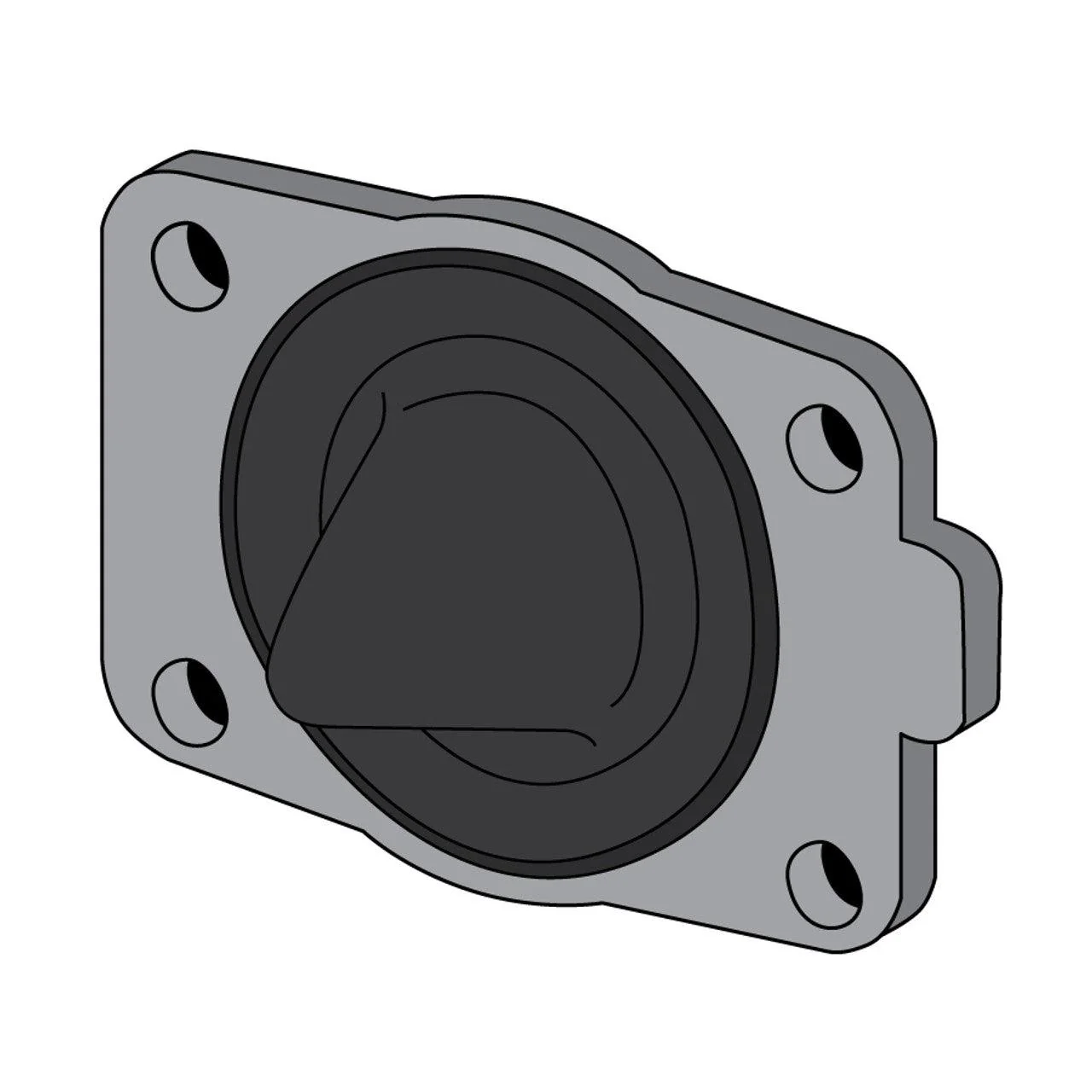 Clemco Light Weight Metering Valve, LMV) replacement diaphragm - Ysert