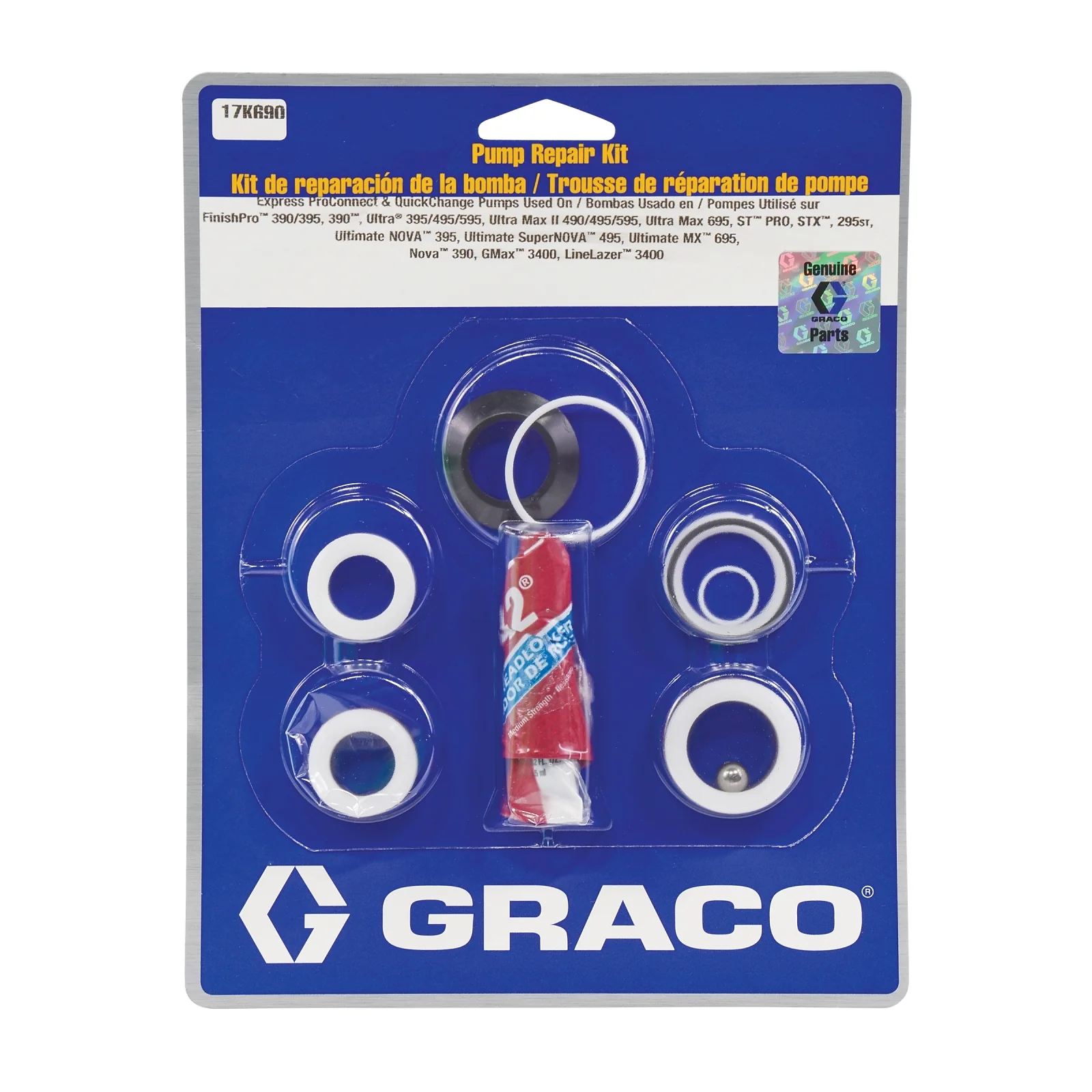 Graco 17K690 KIT, REPAIR, PUMP - Ysert