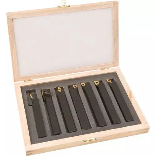 Grizzly T10294 - 7 Piece Indexable Carbide Set 1/2