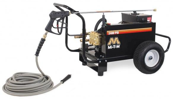 Mi-T-M CW-3004-4ME1 CW General Electric Series Power Washer - 3000 PSI @ 3.5 GPM, General Pump, Belt Drive - Ysert