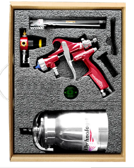 C.A Technologies CAT-Xpress  CAT Pack - 1 QT Aluminum Cup HVLP  Premium Pressure Feed Spray Gun - Ysert