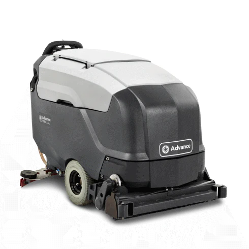 Advance SC901 X34D Six 255 Ah AGM batteries, EcoFlex, onboard charger, pad holders, Scrubber - Ysert