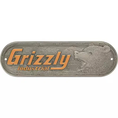 Grizzly H4609 - Oblong Nameplate-Small - Ysert