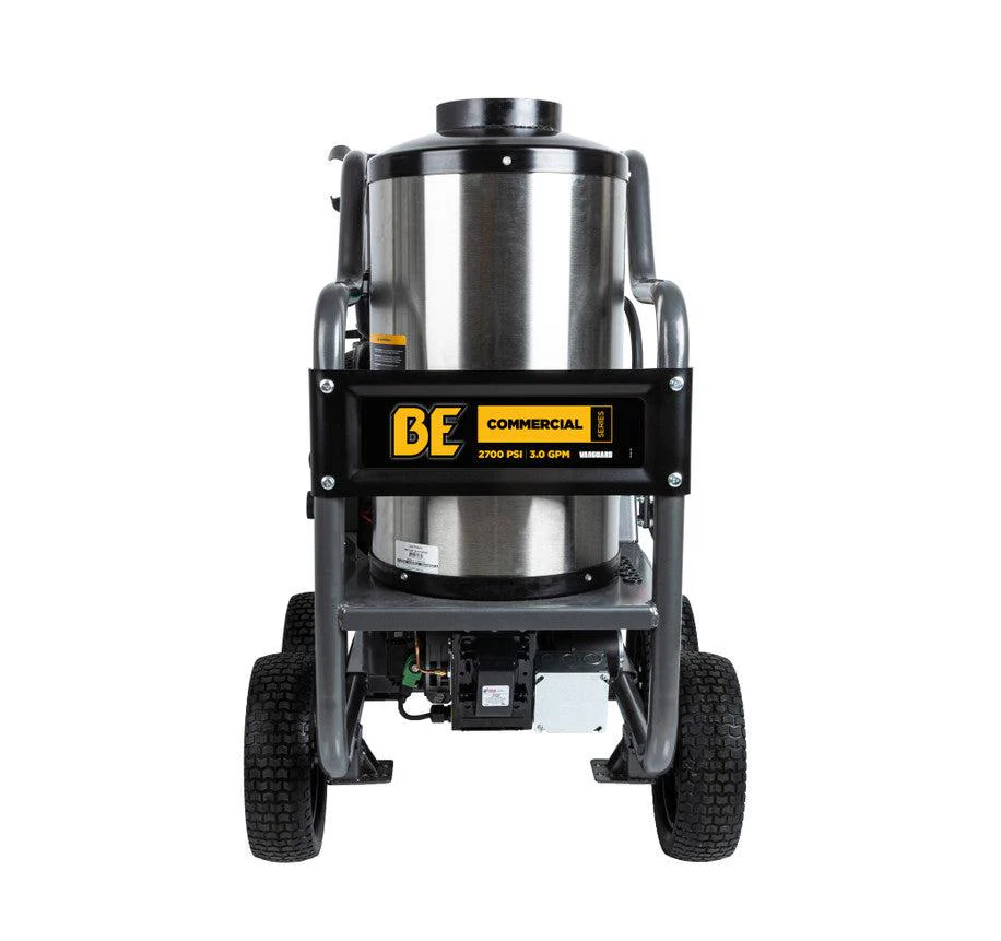 BE HW2765VA 2,700 PSI - 3.0 GPM Hot Water Pressure Washer With Vanguard Engine & AR Triplex Pump - Ysert