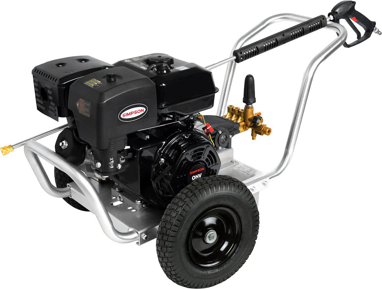 ALWB60825 4400 PSI @ 4.0 GPM CRX® 420cc w/ AAA Industrial Triplex Plunger Pump Gas Pressure Washer by SIMPSON (49-State) - Ysert