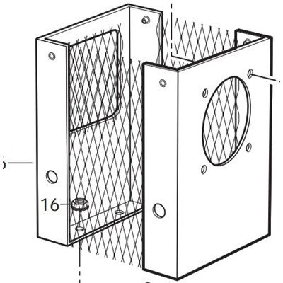 Allegro Industries 9504-03RM Standard Blower Housing - Ysert