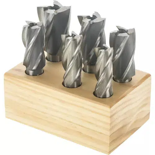 Grizzly G9894 - 6 pc. End Mill Set - 4 Flute, Large - Ysert