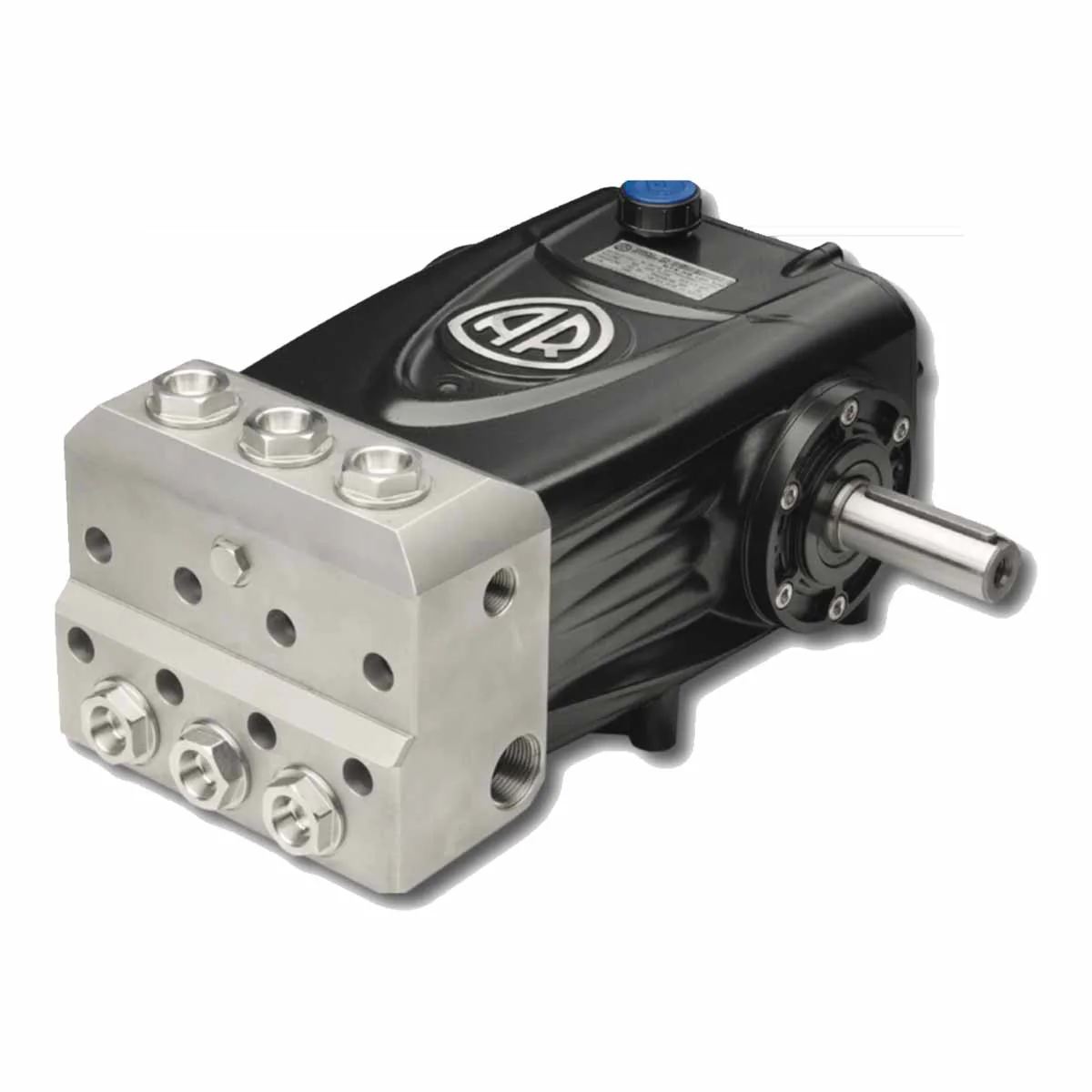 Annovi Reverberi Pump - 1450 PSI @ 26.4 GPM Horizontal Gas Engine Triplex Plunger Replacement Pressure Washer Pump - Stainless Steel - Ysert