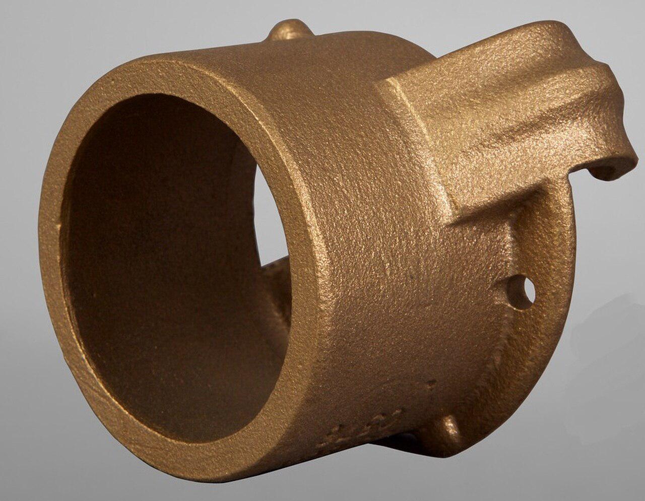 Clemco 00576 CFFH-B Brass Quick Coupling Nozzle Holder for Flanged Nozzles. - Ysert