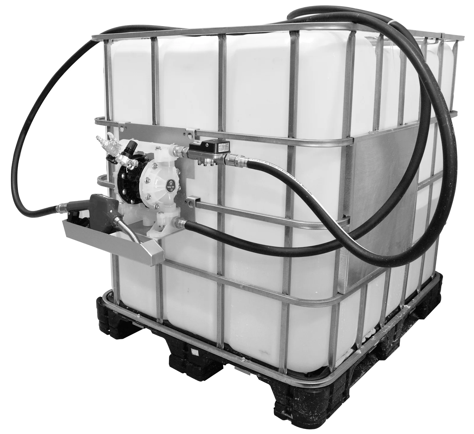 SD™ Blue Pump Tote Package - 6 ft (1.83 m) Suction Hose Length - Automatic Nozzle - 3/4 in. BSPP Fittings - Ysert