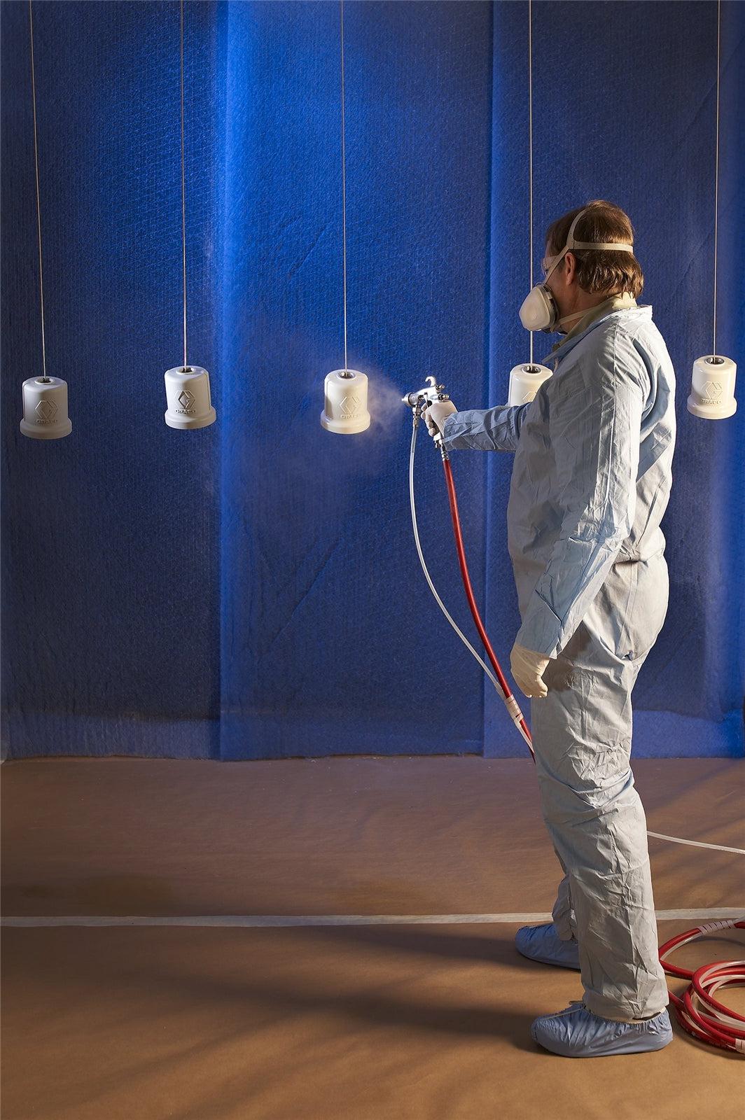 AirPro Air Spray Pressure Feed Gun, Conventional, 0.070 inch (1.8 mm) Nozzle, for High Wear Applications - Ysert