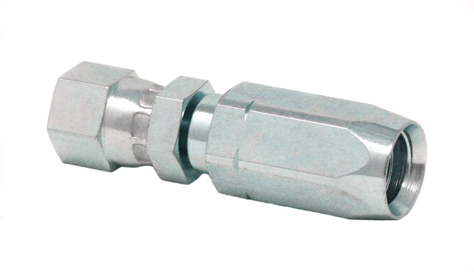 Field-Installable Swivel Hose End Fitting - 1/4 in. ID Hose, #4 JIC, SAE 7/16-20 female - Ysert
