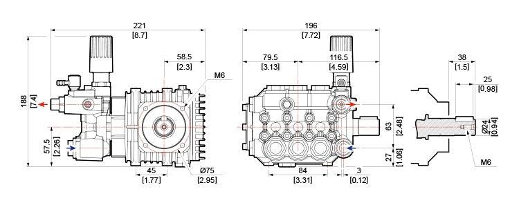 Comet R4519 PUMP LWS 3005 E-K (WATEROUS, PLUG--NO INJECTOR) - Ysert