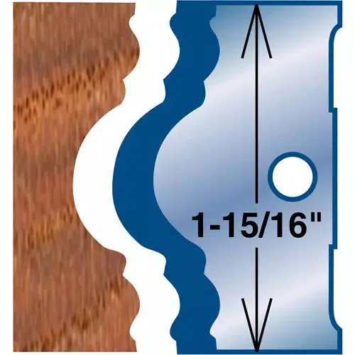 Grizzly G4544 - Moulding Knife - Chair Rail - Ysert