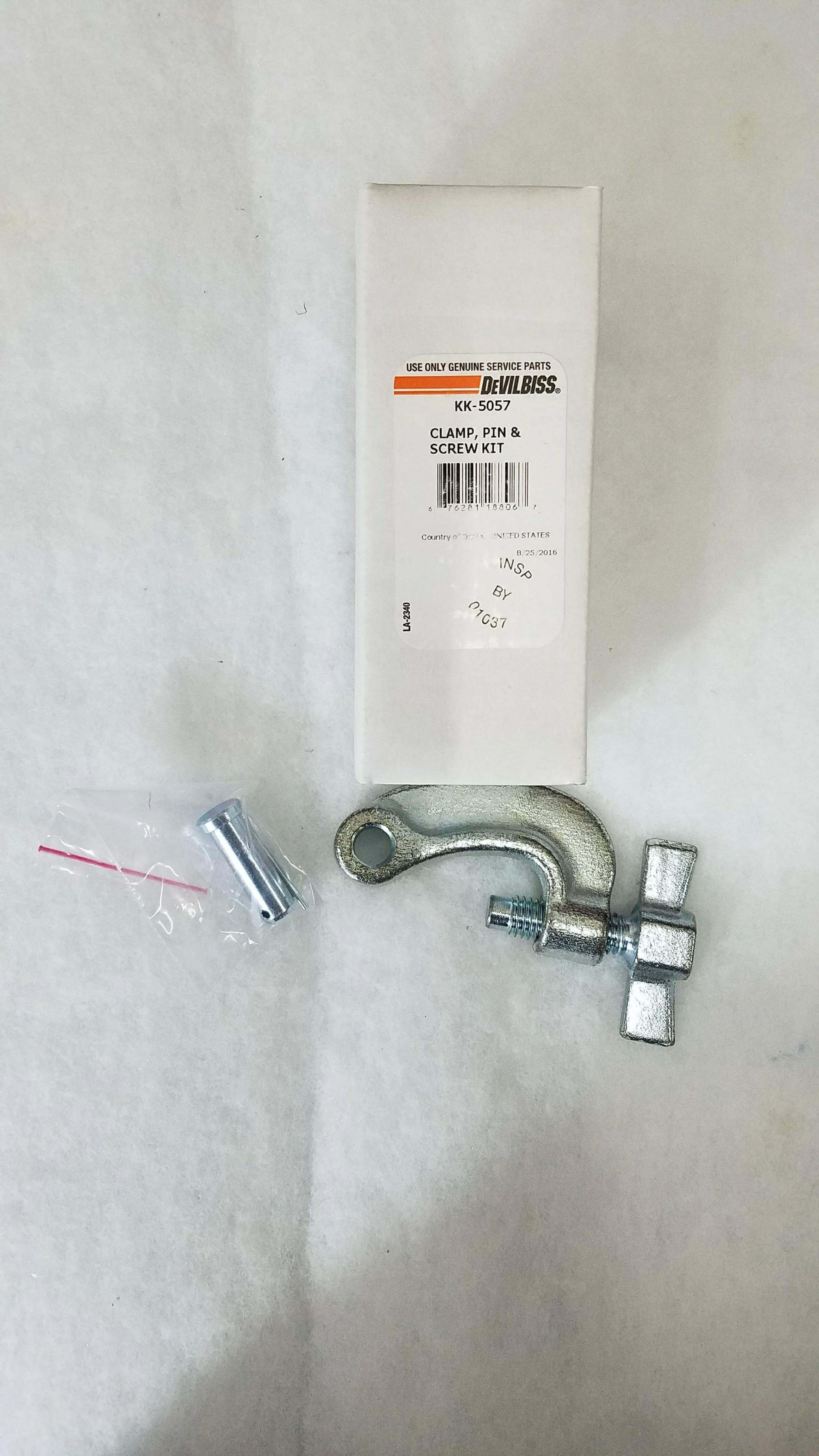 Devilbiss KK-5057 Clamp, Pin & Screw Kit - Ysert