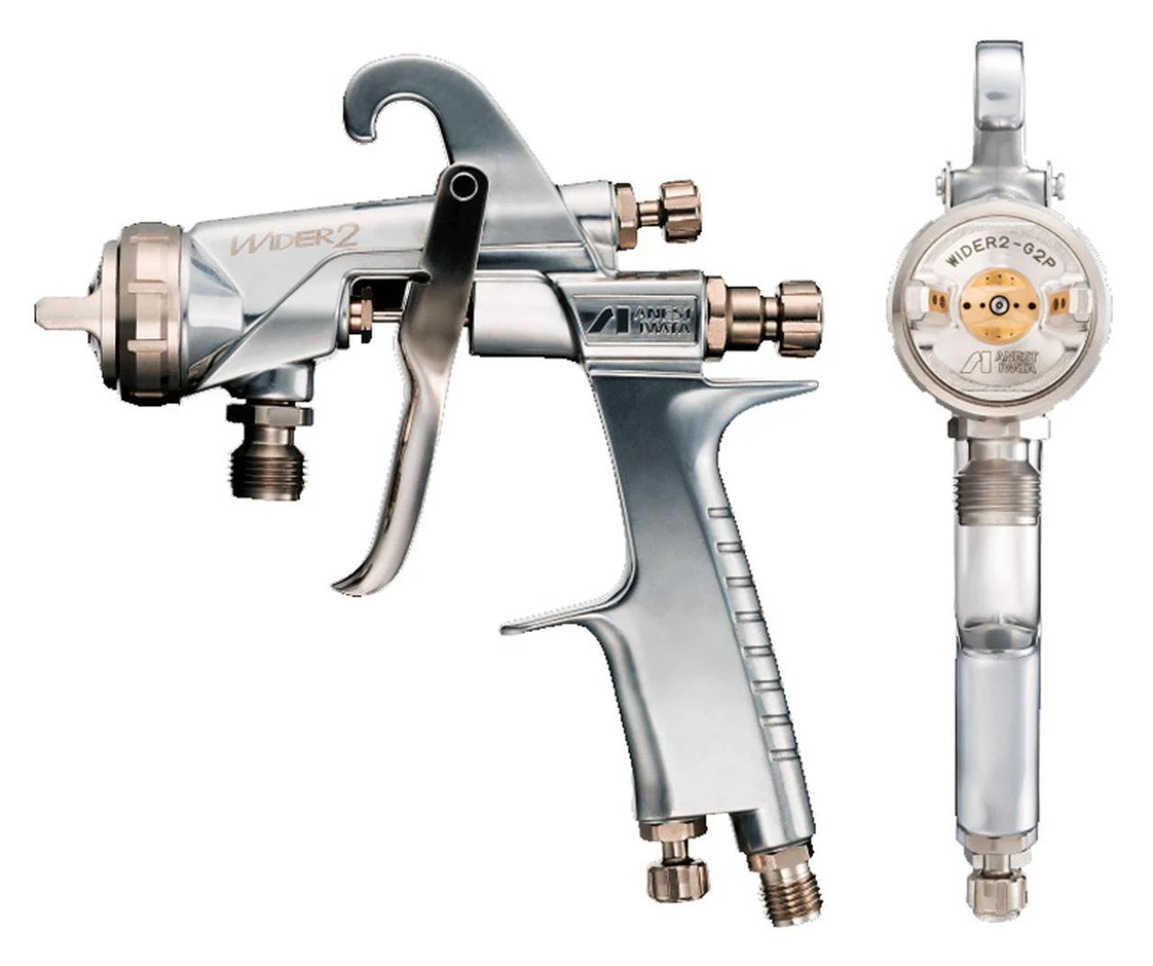 IWATA WIDER2-12G2P Pressure Feed Large Spray Gun - Ysert