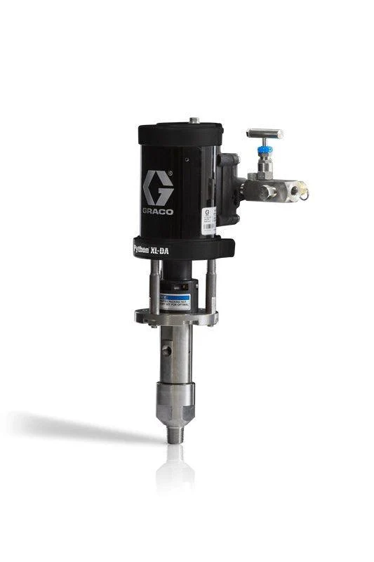 Python XL-DA Pneumatic Chemical Injection Pump, 2-1/2 in Air Motor, 3/4 in Plunger, Ceramic Coated, FFKM Seals, CE Approved - Ysert