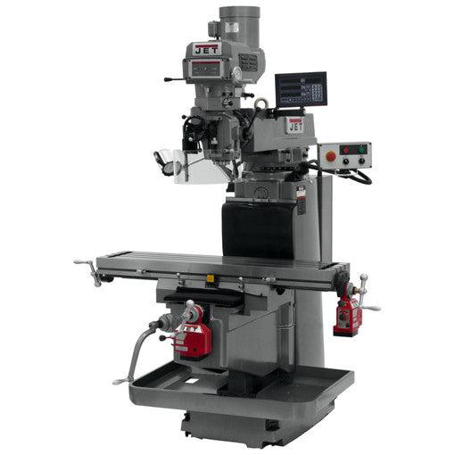 Jet Tools - JTM-1254VS With  ACU-RITE   203 3X (K) DRO,  X & Y  Powerfeeds - Ysert