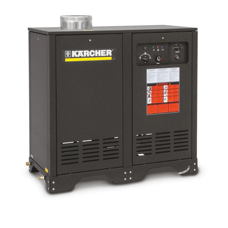 K'A'RCHER German Engineered 2200  PSI @ 4.5 GPM Direct Drive 9.5hp 230V Single Phase K'a'rcher Axial  Electric Hot Water Pressure Washer Natural Gas Heated - Ysert