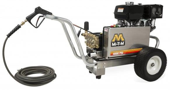 Mi-T-M Job Pro® (CBA) Aluminum Series Power Washer - 4000 PSI @ 4.0 GPM, General Pump, Direct Drive, Honda Engine - Ysert