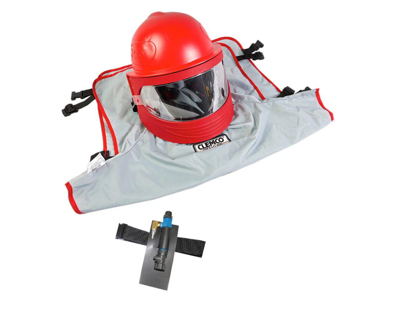 Clemco 25194 Apollo 600 HP DLX Less Respirator Hose w/ Clem-Cool Air Conditioner (CCAC) - Ysert