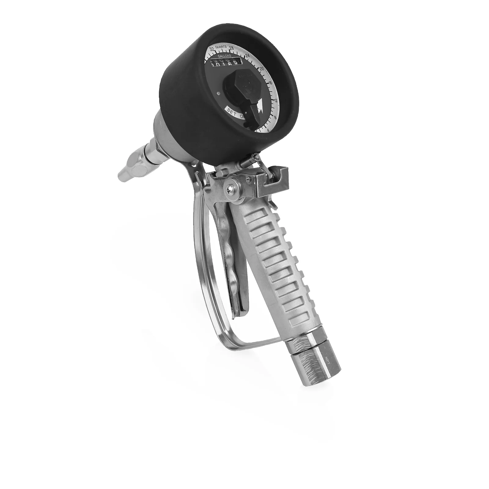 60 Quart Preset Meter - Includes Nozzle/Extension Kit - Short Rigid Extension - NPT - Ysert