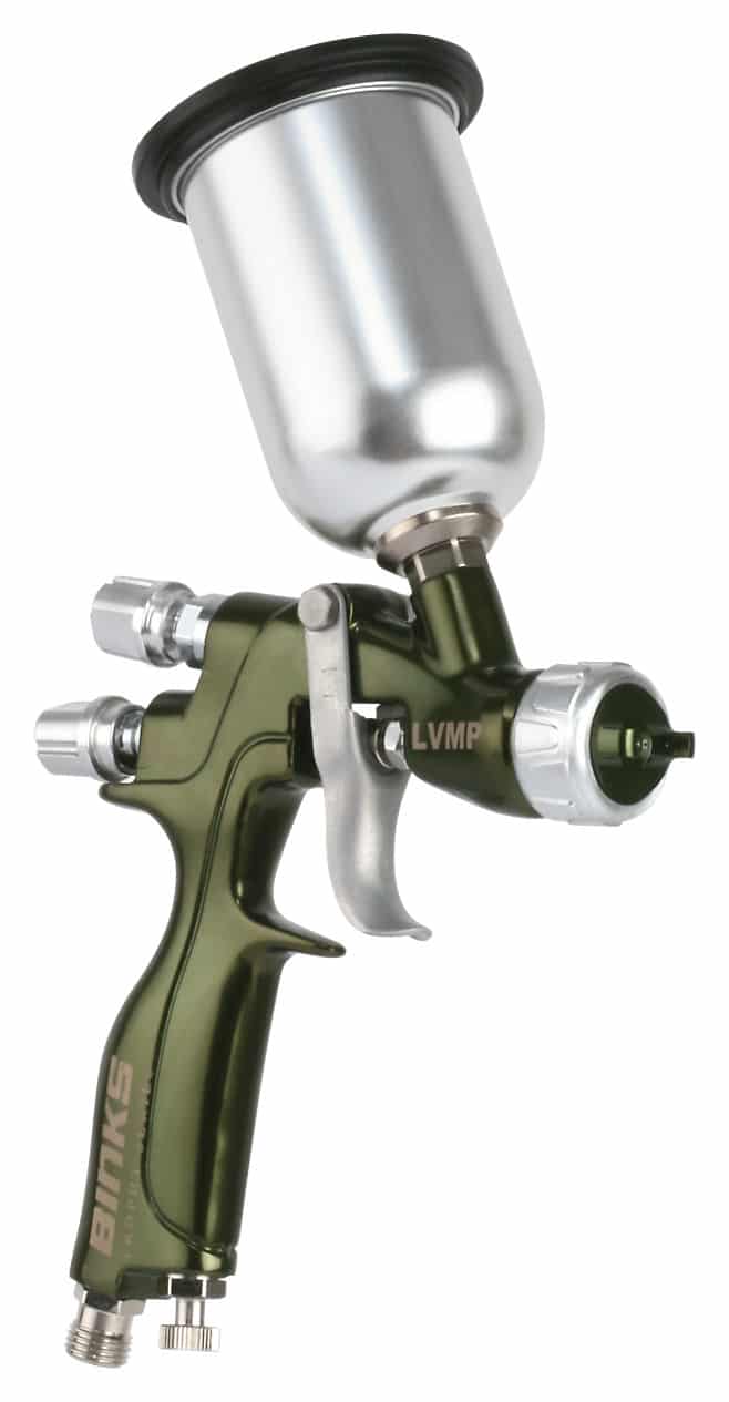 Binks Trophy LVMP Gravity Fed Touch Up Spray Gun - Ysert