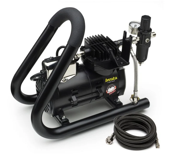 Iwata Smart Jet Plus Tubular 110-120V Airbrush Compressor - Ysert