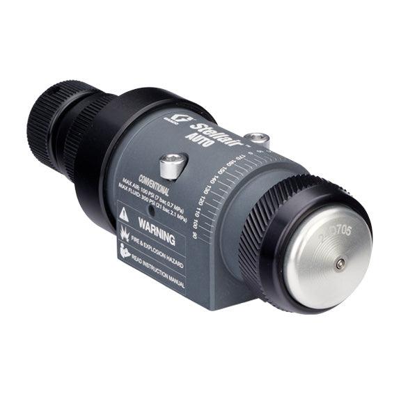 Stellair automatic air spray gun, conventional, 0.042 in (1.1 mm) nozzle for air brush applications with a fluid control knob - Ysert