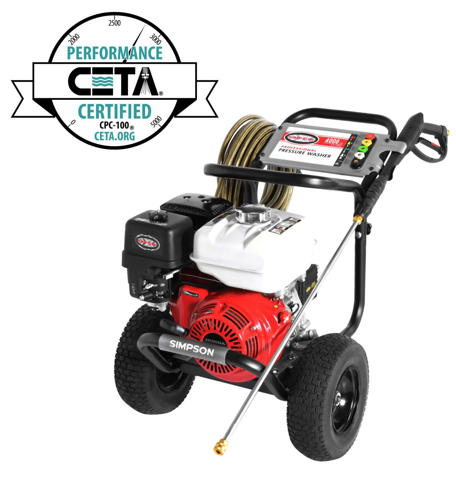 4000 PSI @ 3.5 GPM  Cold Water Direct Drive Gas Pressure Washer by SIMPSON (49-State) - Ysert