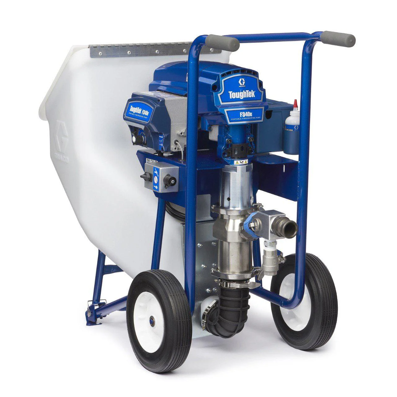 Graco ToughTek F340e System - 15A 120V Portable Electric Piston Pump w/ 20 gal Hopper - Ysert