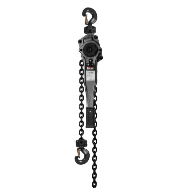 Jet Tools - JLA Series 1-1/2 Ton Lever Hoist 20' Lift & Shipyard Hooks - Ysert