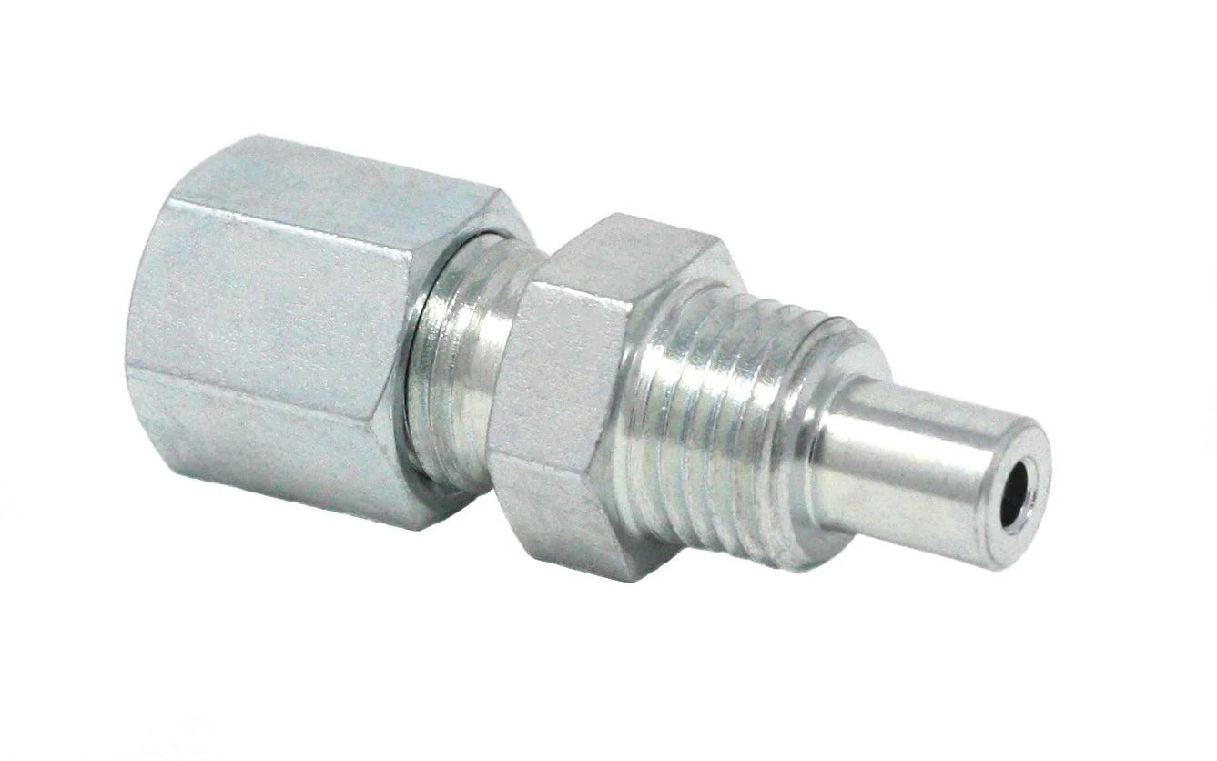 CSP Outlet Fitting - 1/4” Compression Fitting with Check Valve, 1000 psi - Ysert