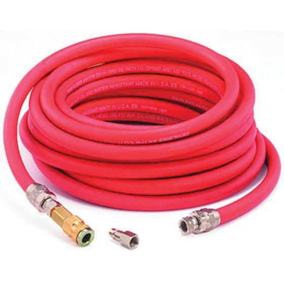 DevilBiss® 210003 Smooth Cover Air Bulk Air Hose Assembly, 400 to 600 ft/Reel, 1/4 in ID x 1/2 in OD - Ysert