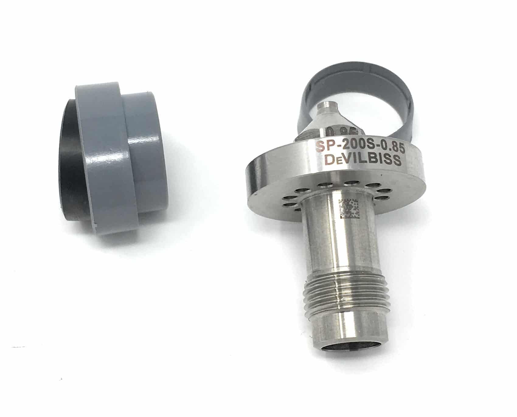 Devilbiss SP-200S-085-K Compact SS Fluid Tip Kit - Ysert