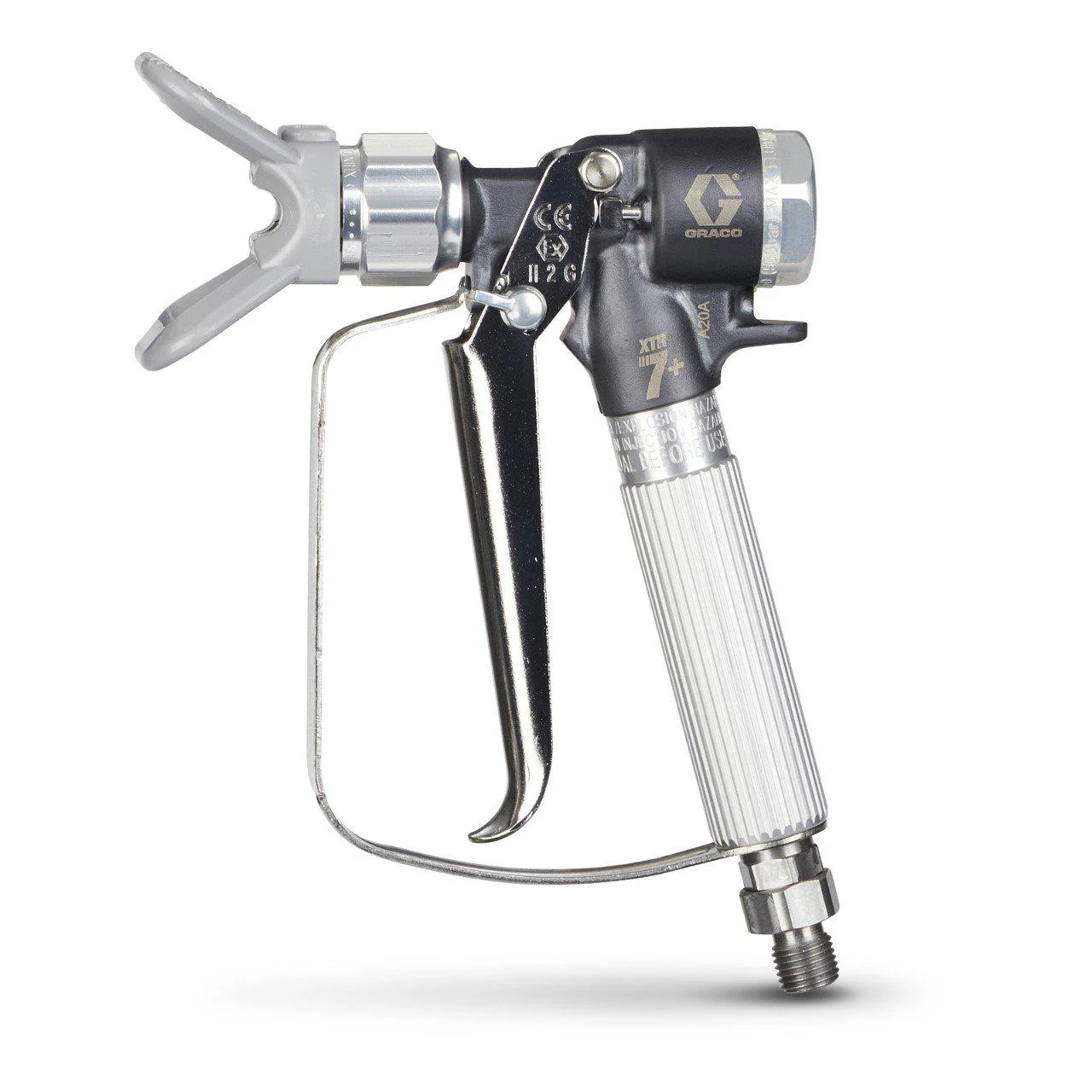 Graco XTR7+ Airless Spray Gun, Round Handle, 4-Finger Trigger, No Tip - Ysert